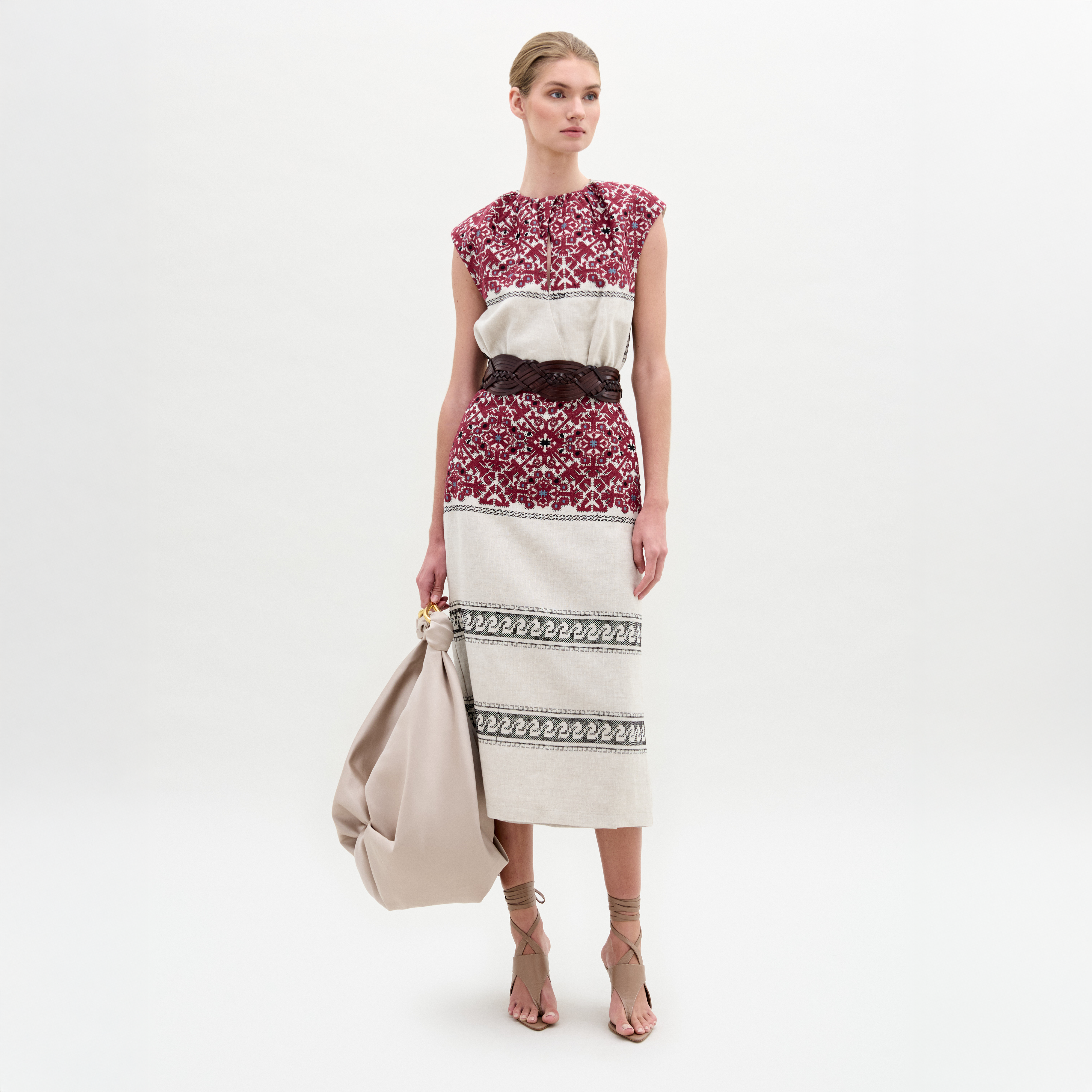 silvia tcherassi burgundy dress SILVIA TCHERASSI Aiko Maxi Dress by Silvia Tcherassi