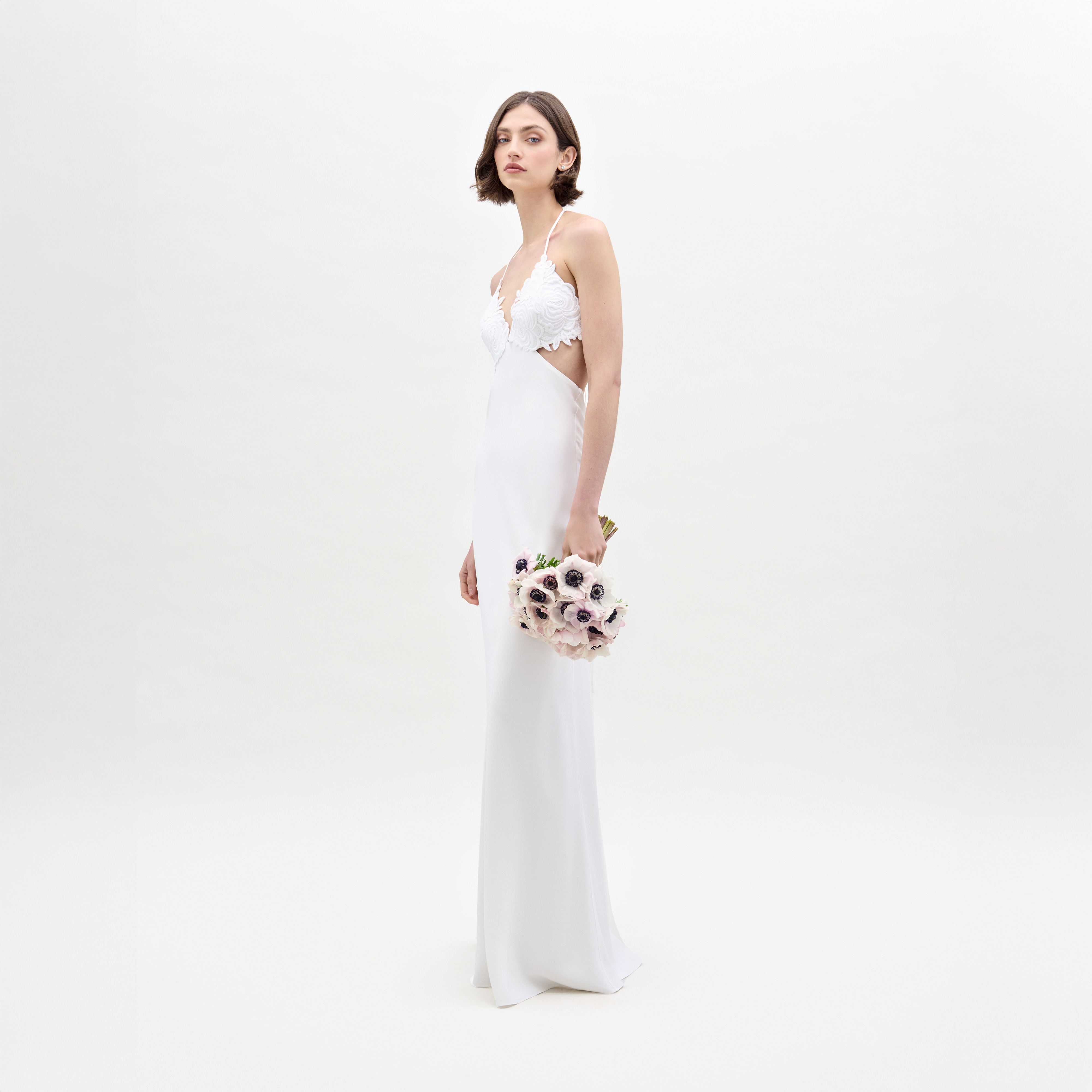 Silvia Tcherassiua Dress & Elegant Gown White Silvia Tcherassiua Dress & Elegant Gown White