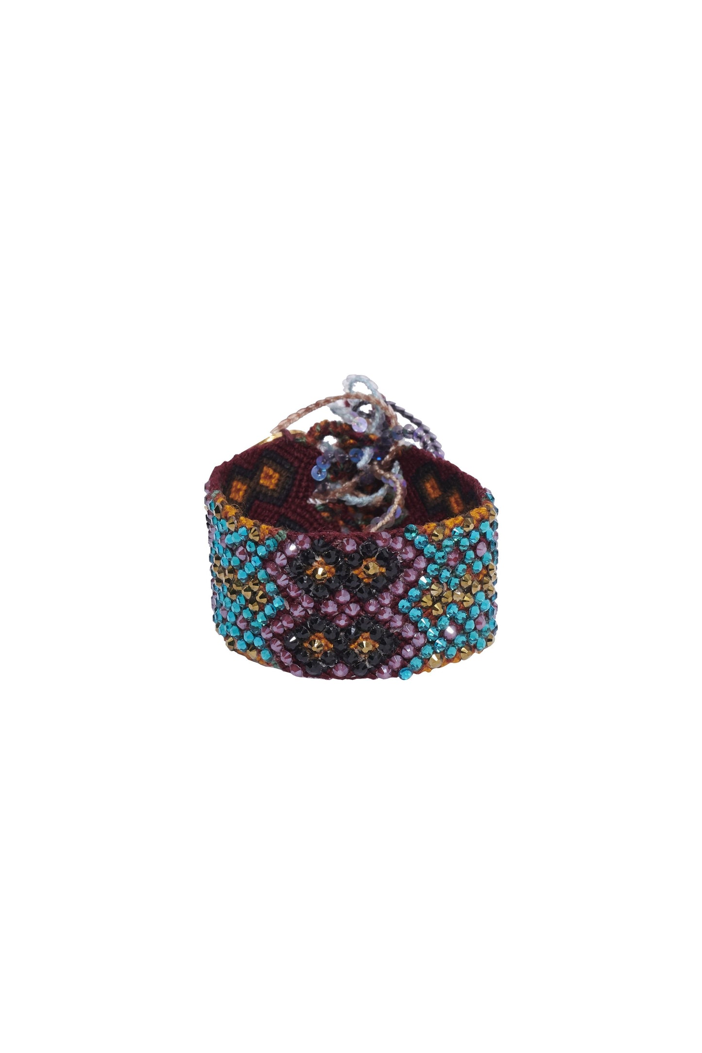 Silvia Tcherassi's Brazalete Wayuu Doble Multicolor