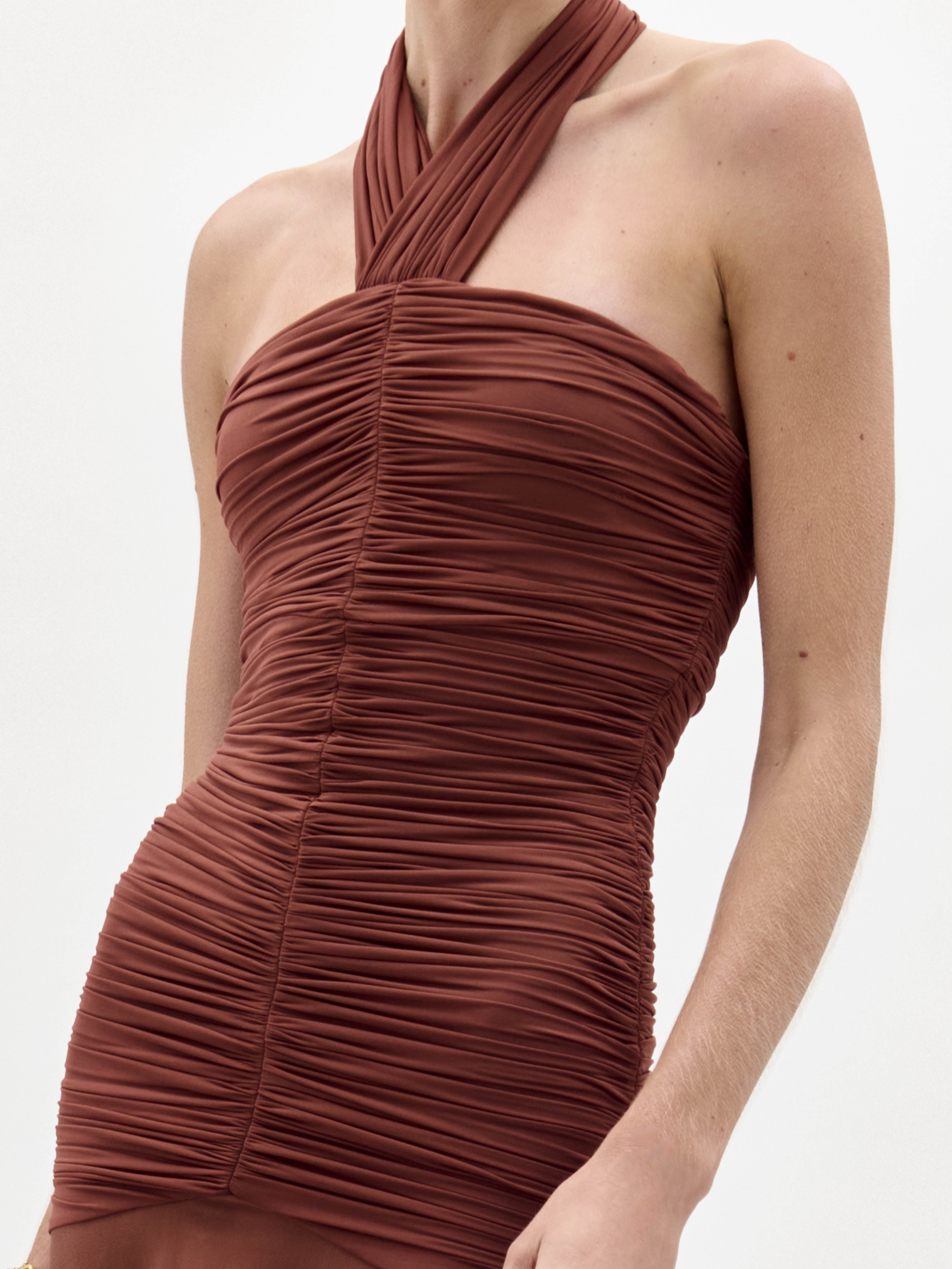 silvia tcherassi brown dress Resort 2024 Silvia Tcherassi USA