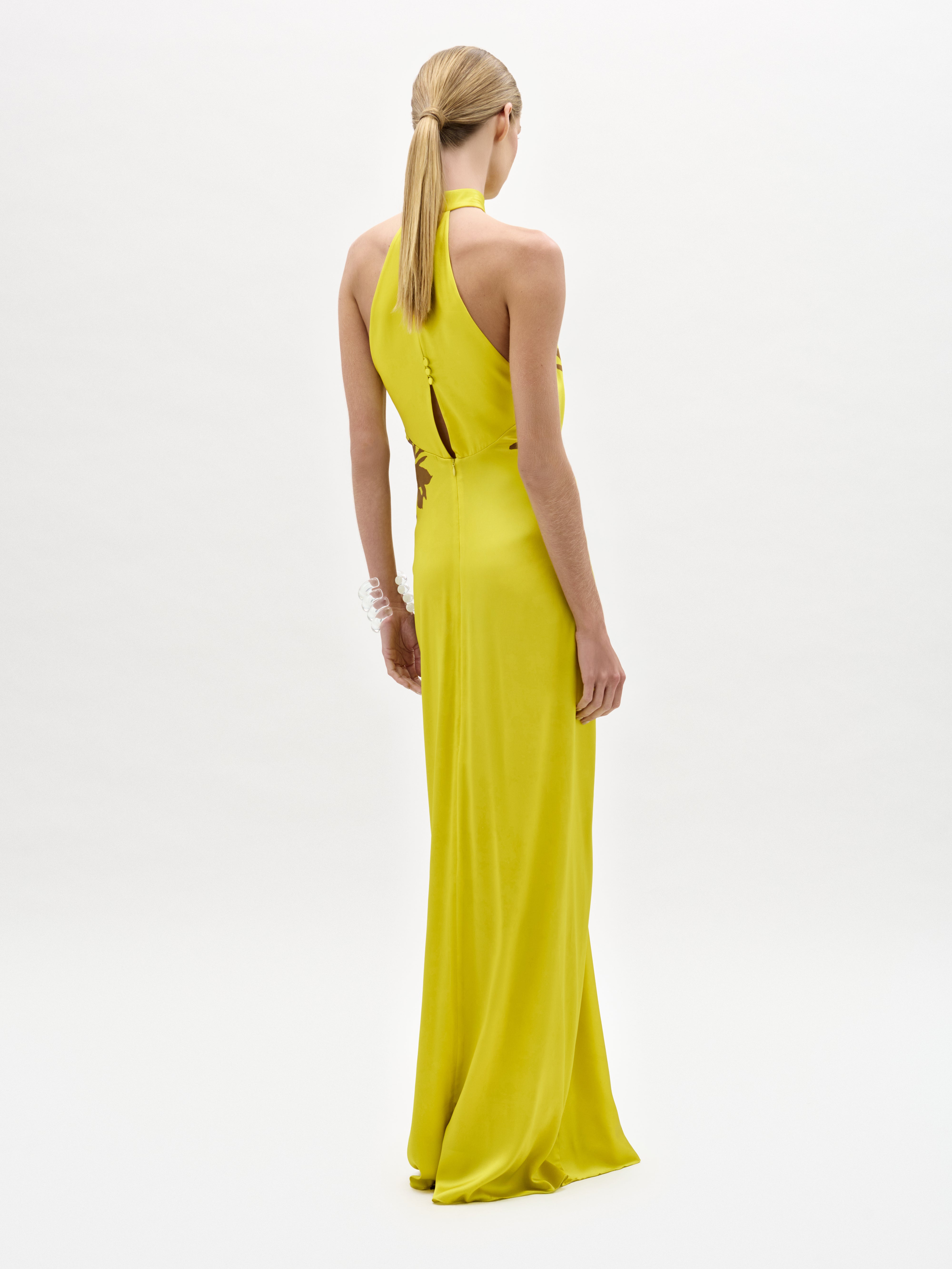silvia tcherassi leonor cutout linen maxi dress Leonor Cutout Linen Maxi Dress By Silvia Tcherassi | Moda Operandi