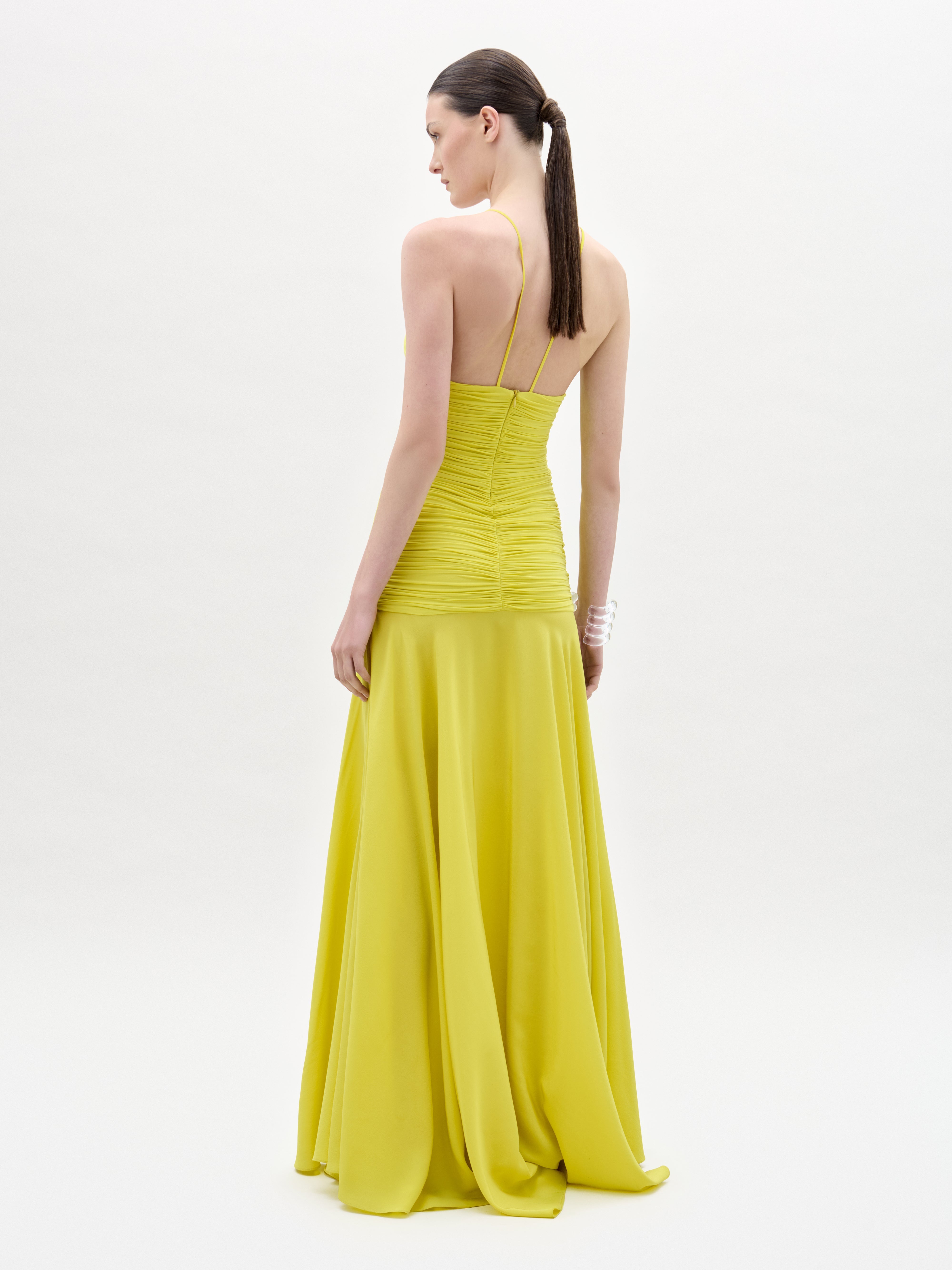 SILVIA TCHERASSI Sana Dress in Yellow