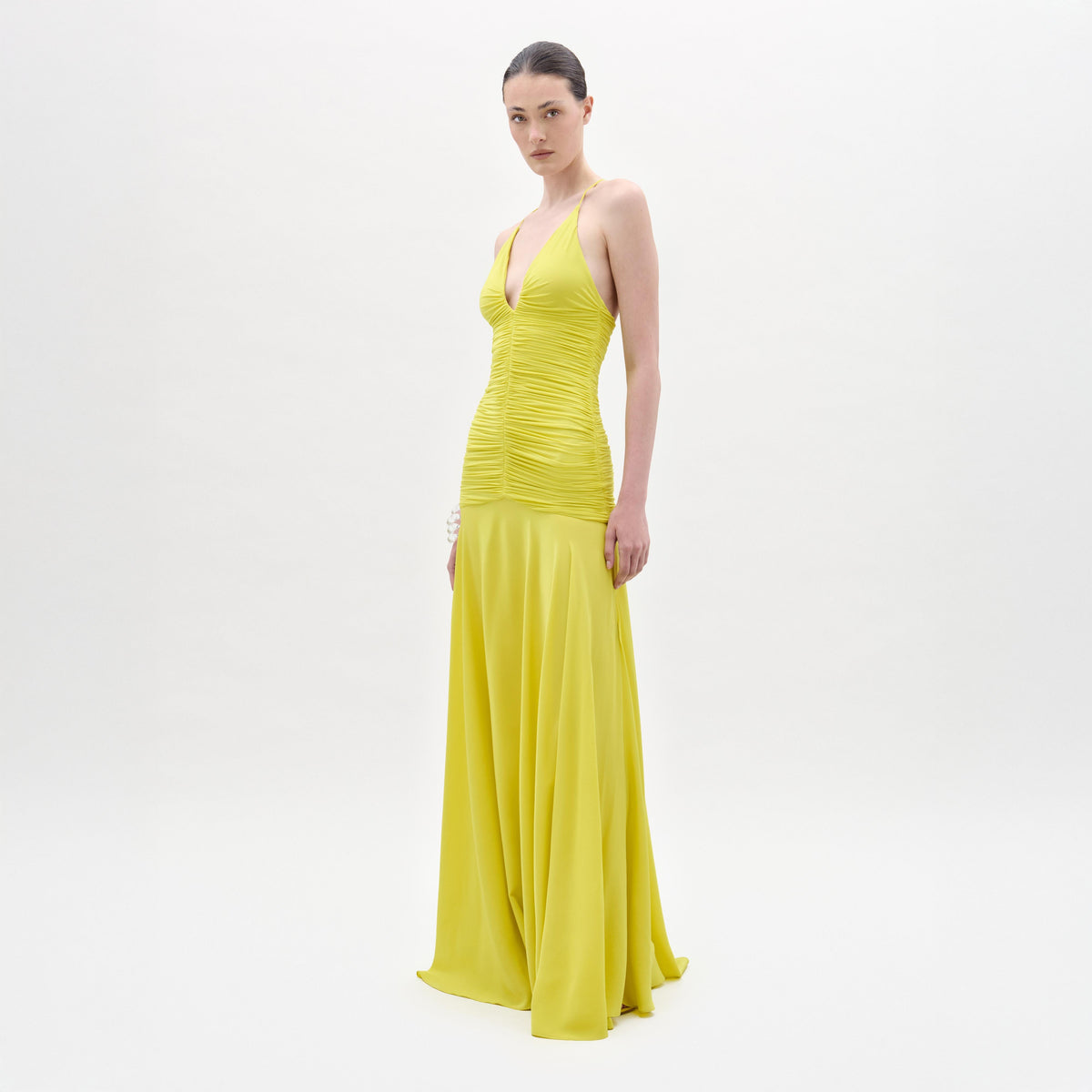 SILVIA TCHERASSI Sana Dress in Yellow