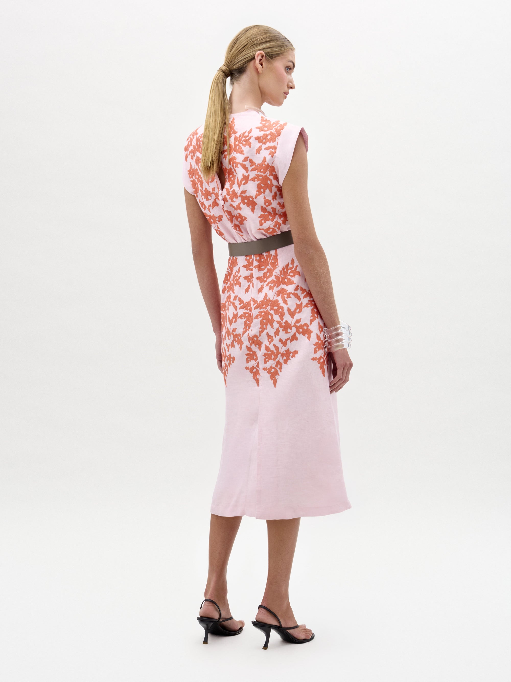 28___Olive_Dress___Pink_Orange_Embroidery___PRE_SPRING_2026_BACK