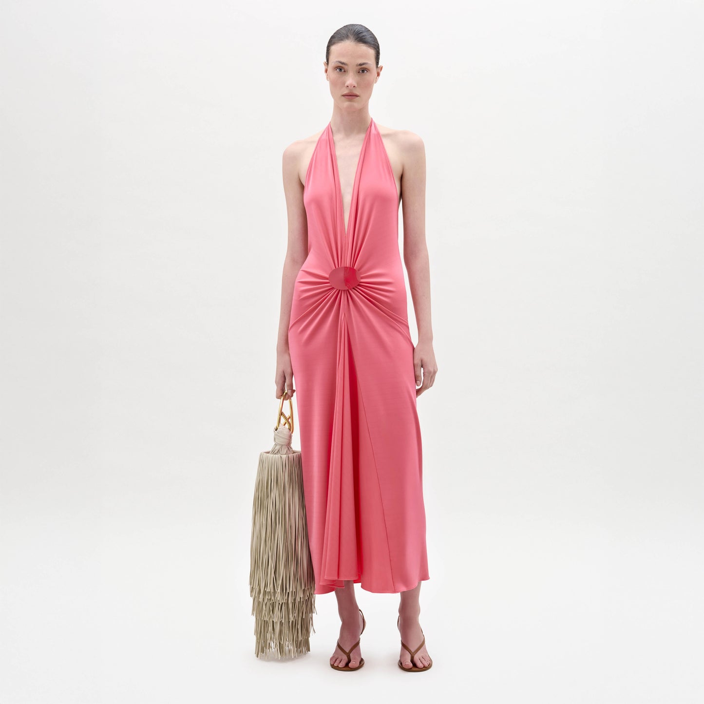 silvia tcherassi pink dress Silvia Tcherassi Kathryn Maxi Dress