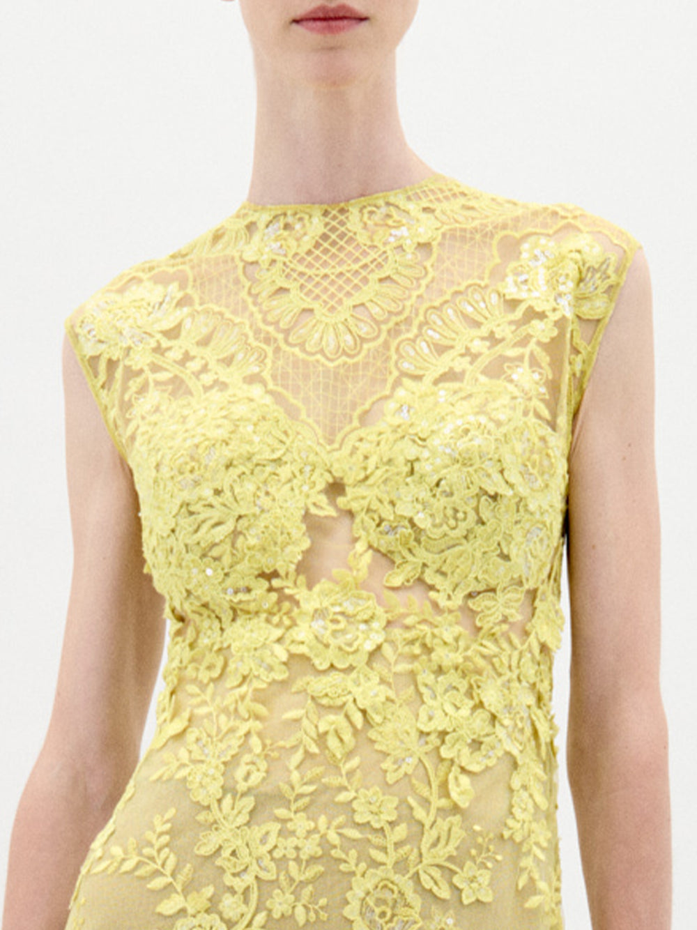 A person wearing the Aika Dress on a white background.