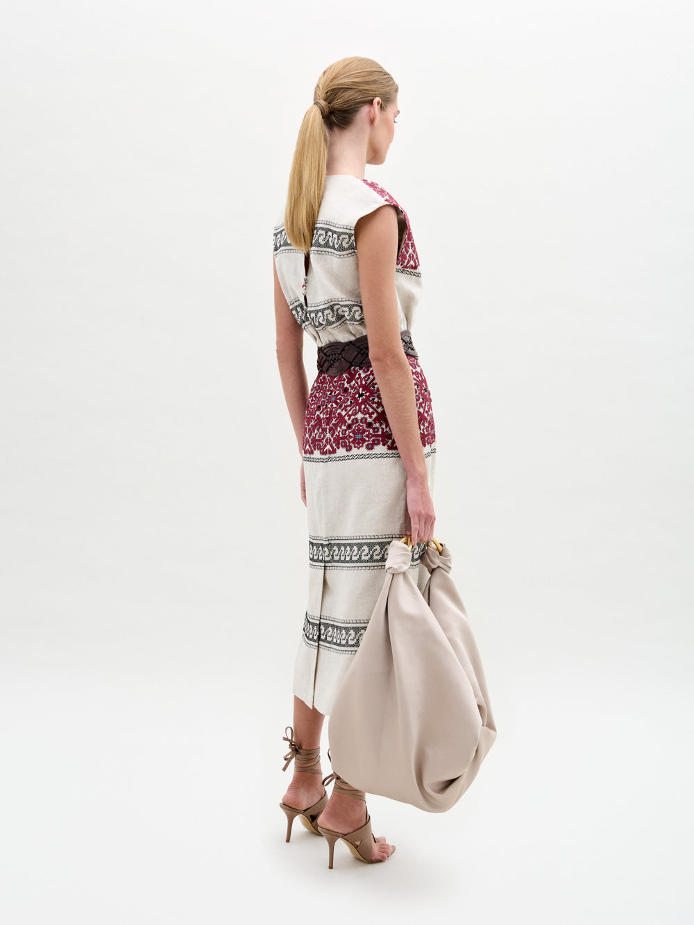 BADRADRESS-BURGUNDYEMBROIDEREDLINEN_Back_PRE-FALL2025