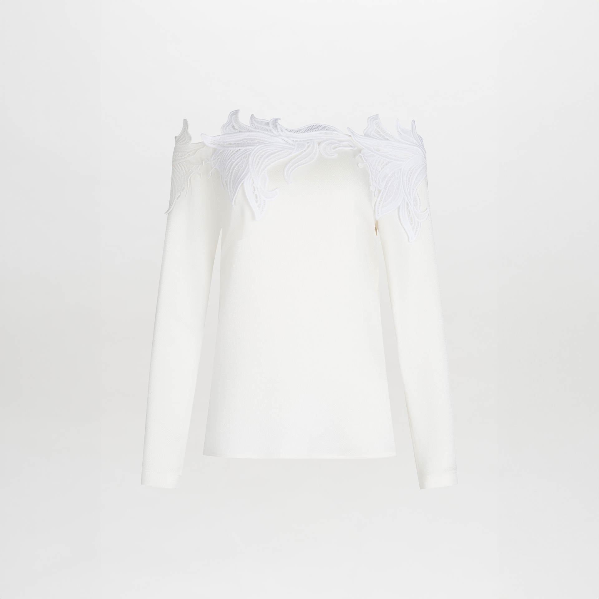 【deres/デレス】bottle neck drape blouse ホワイト deresデレス bottle neck drape blouse ホワイト