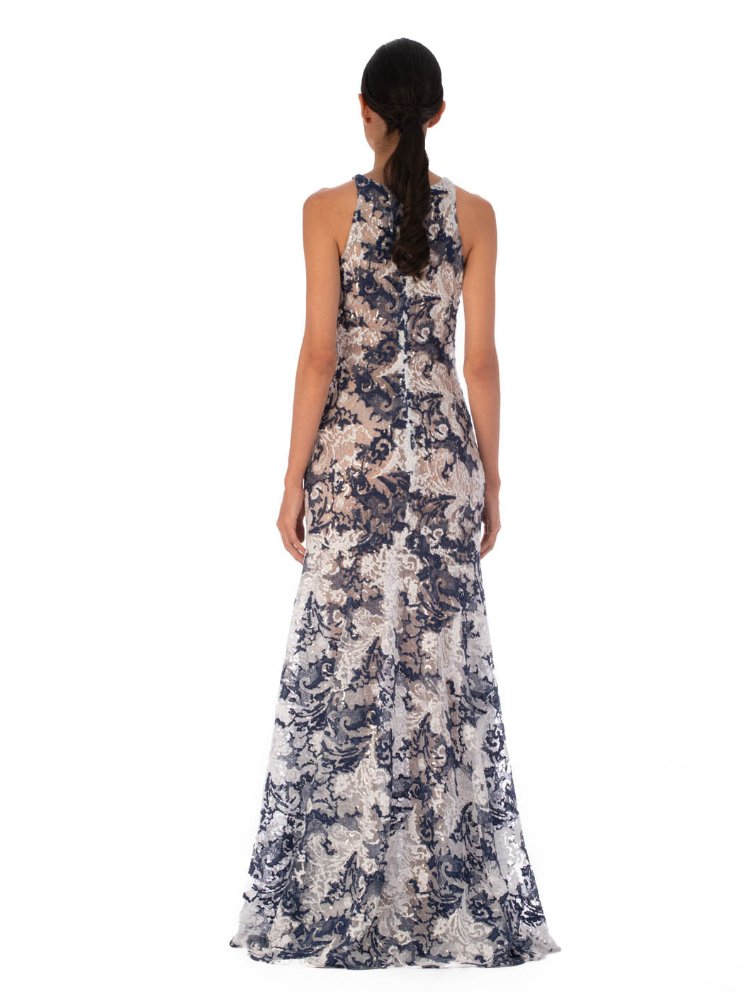 Chenoa Dress Navy White Embroidery – Silvia Tcherassi US