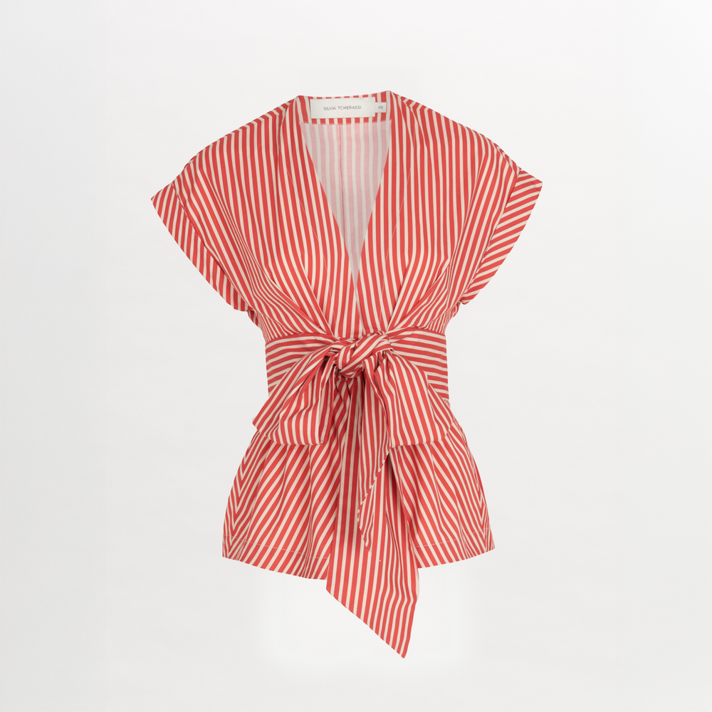 Elia Blouse Red Willow