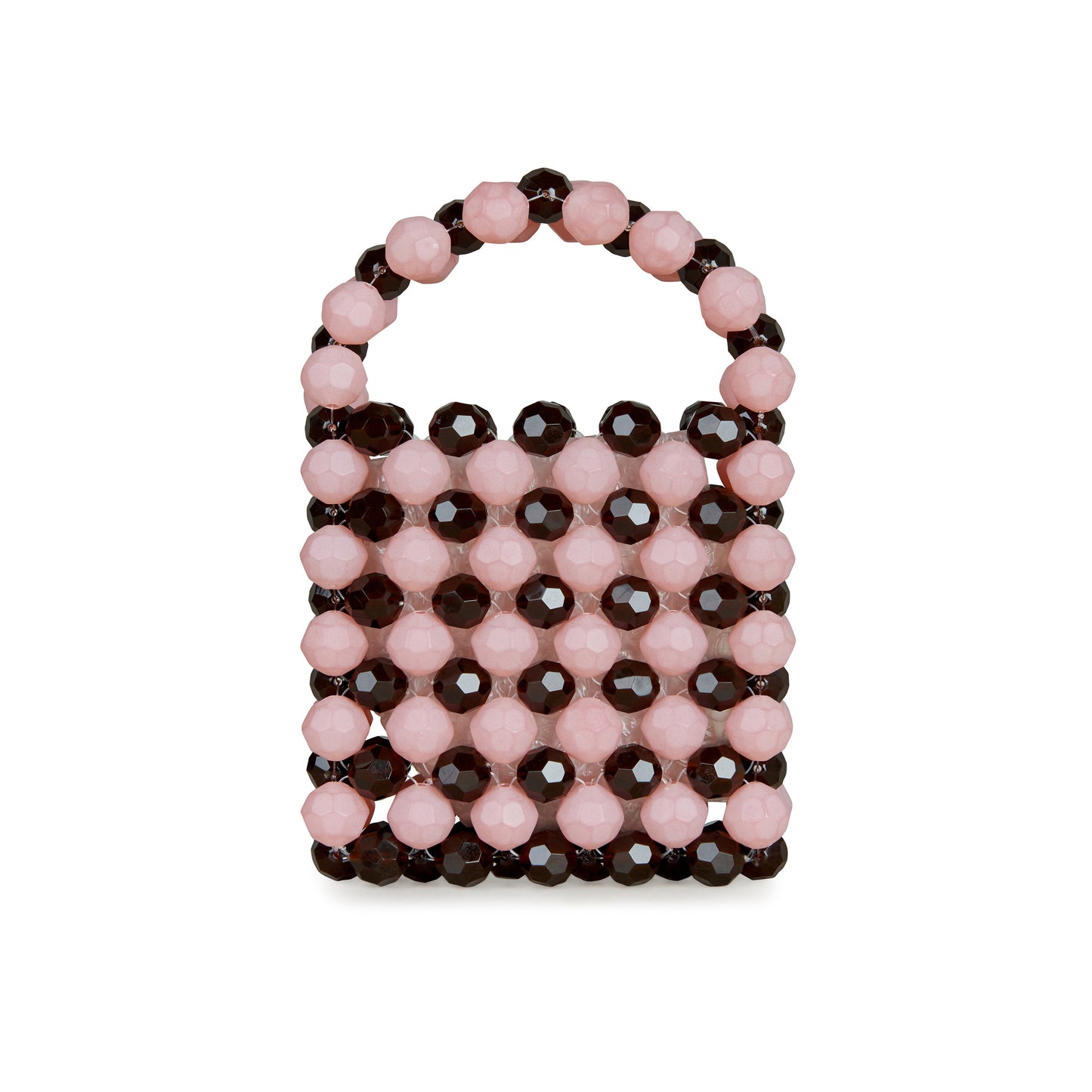 Jasy Handbag Pink-Brown
