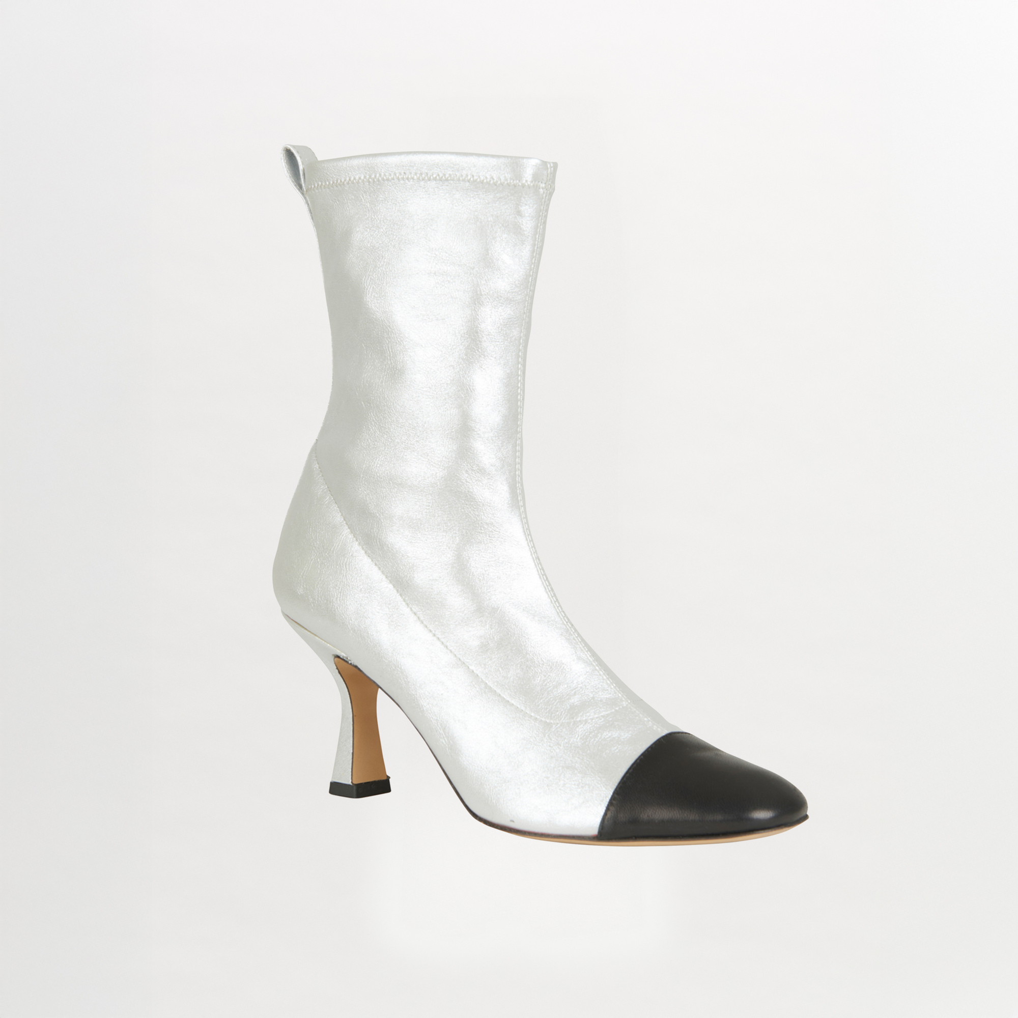 JelenaHeelBootsSilver-Black
