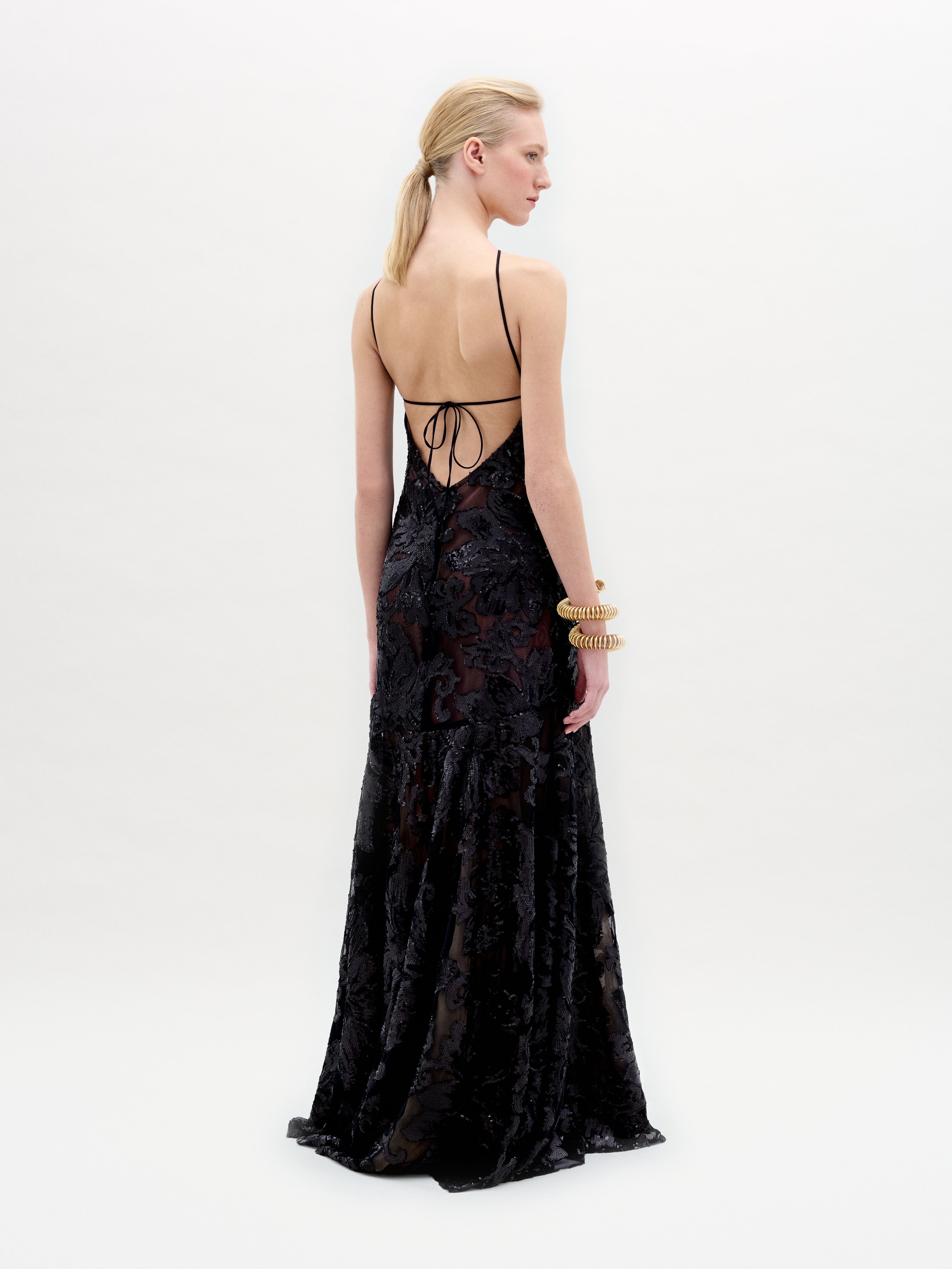 thrasher sequin dress THEO SEQUIN MAXI DRESS