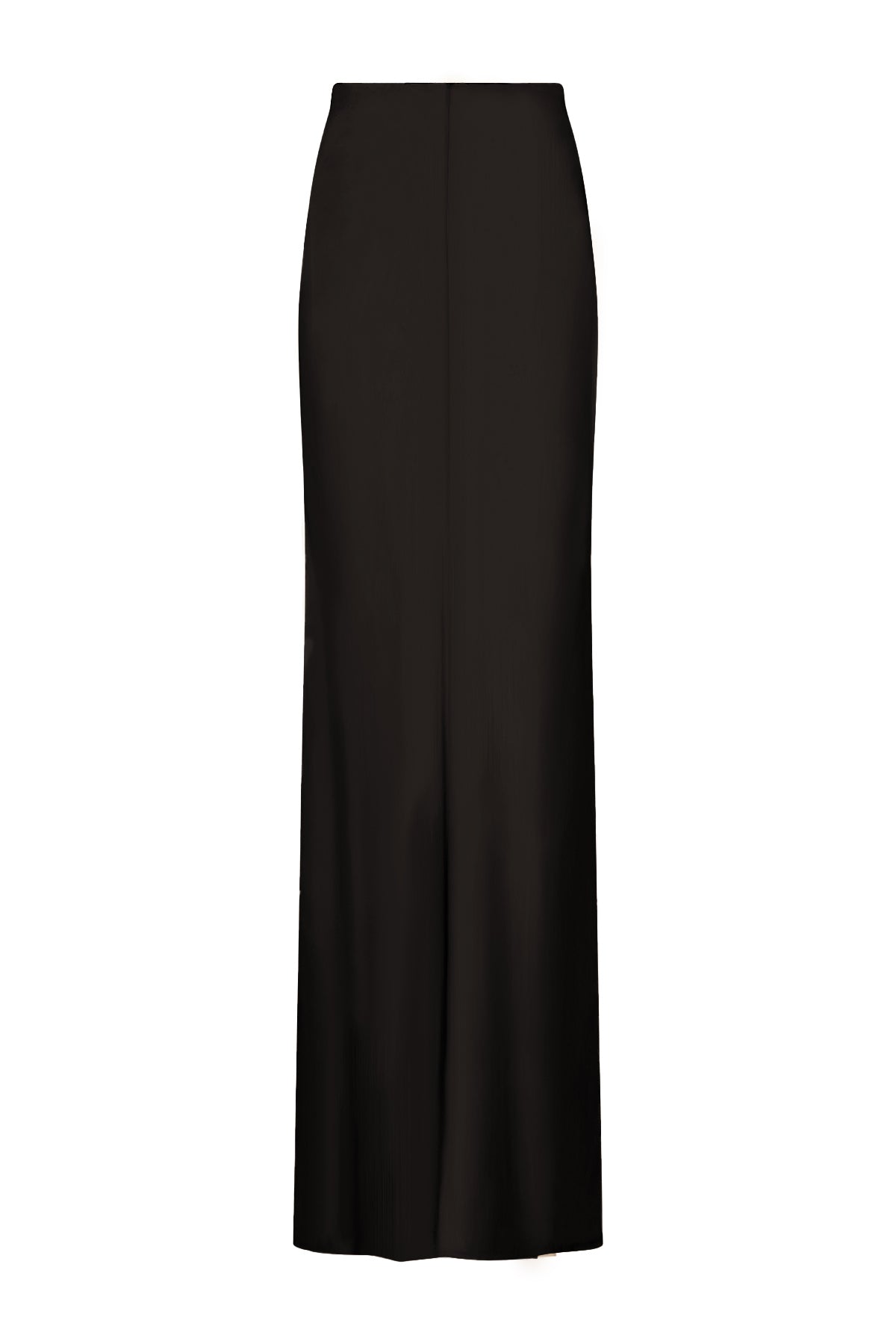 A Laurina Skirt Black with an invisible zipper on a white background.