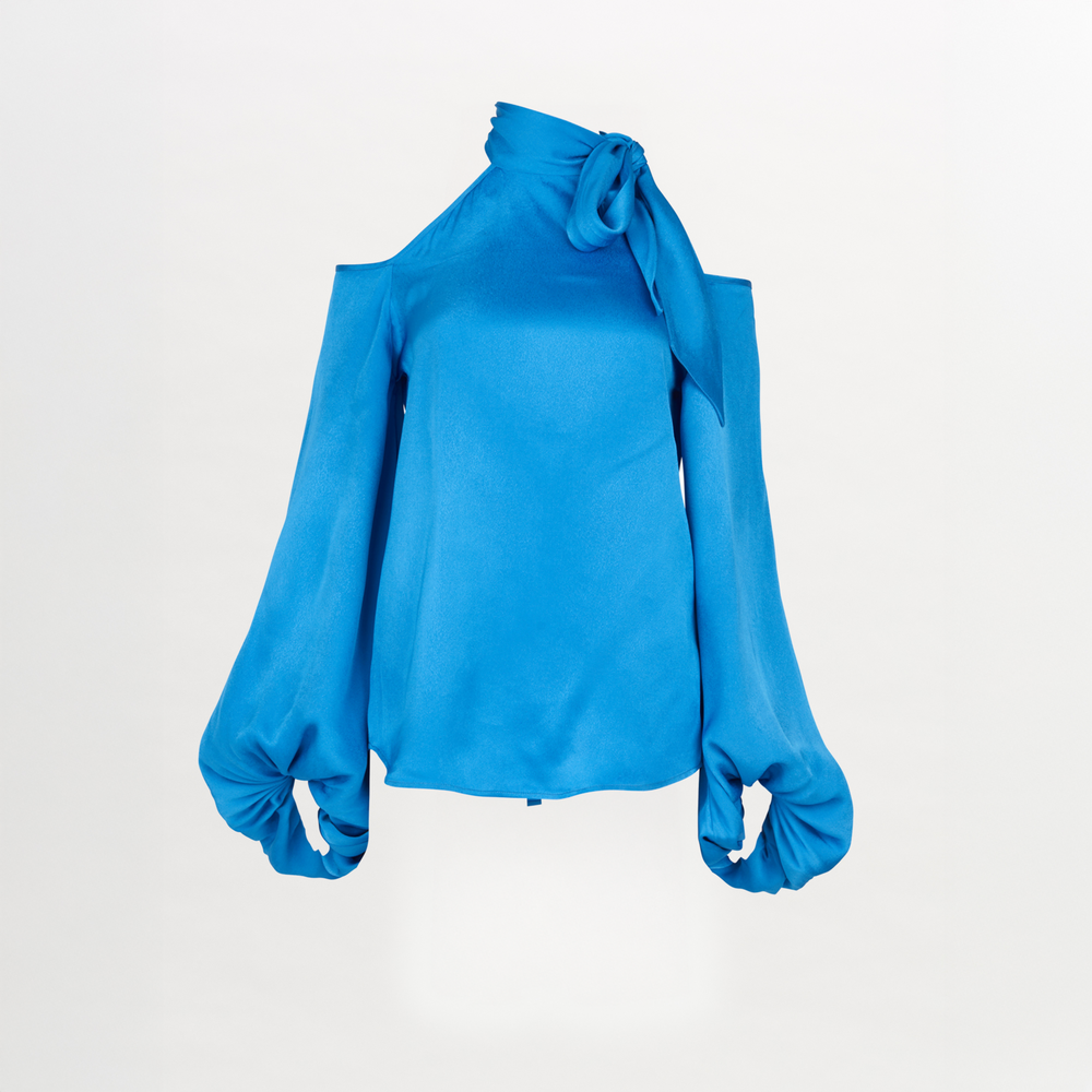 Silvia Tcherassi's Ludovica Blouse Blue
