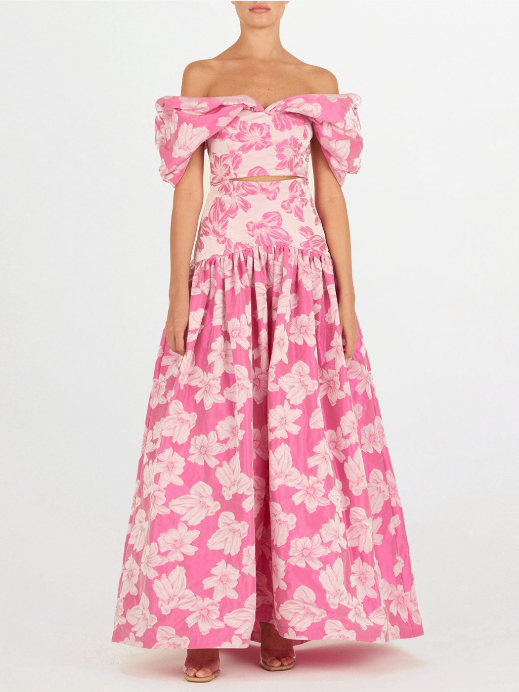 Natasha Top Magenta Floral