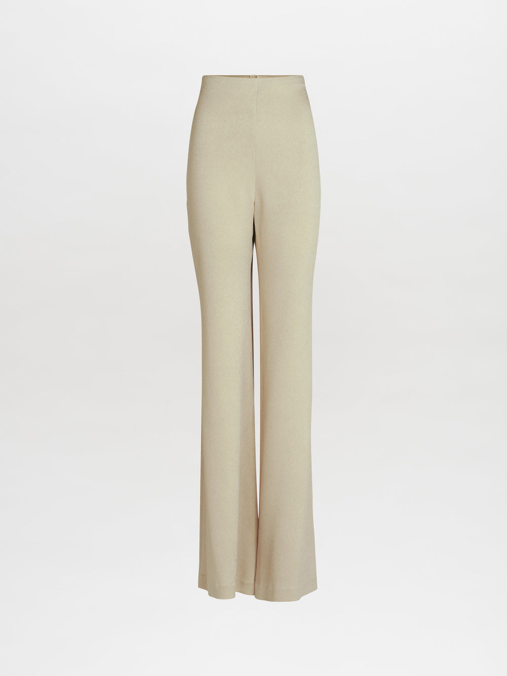 The Palermo Pant features a high-waisted, wide-legged design in beige, showcased on a plain white background.