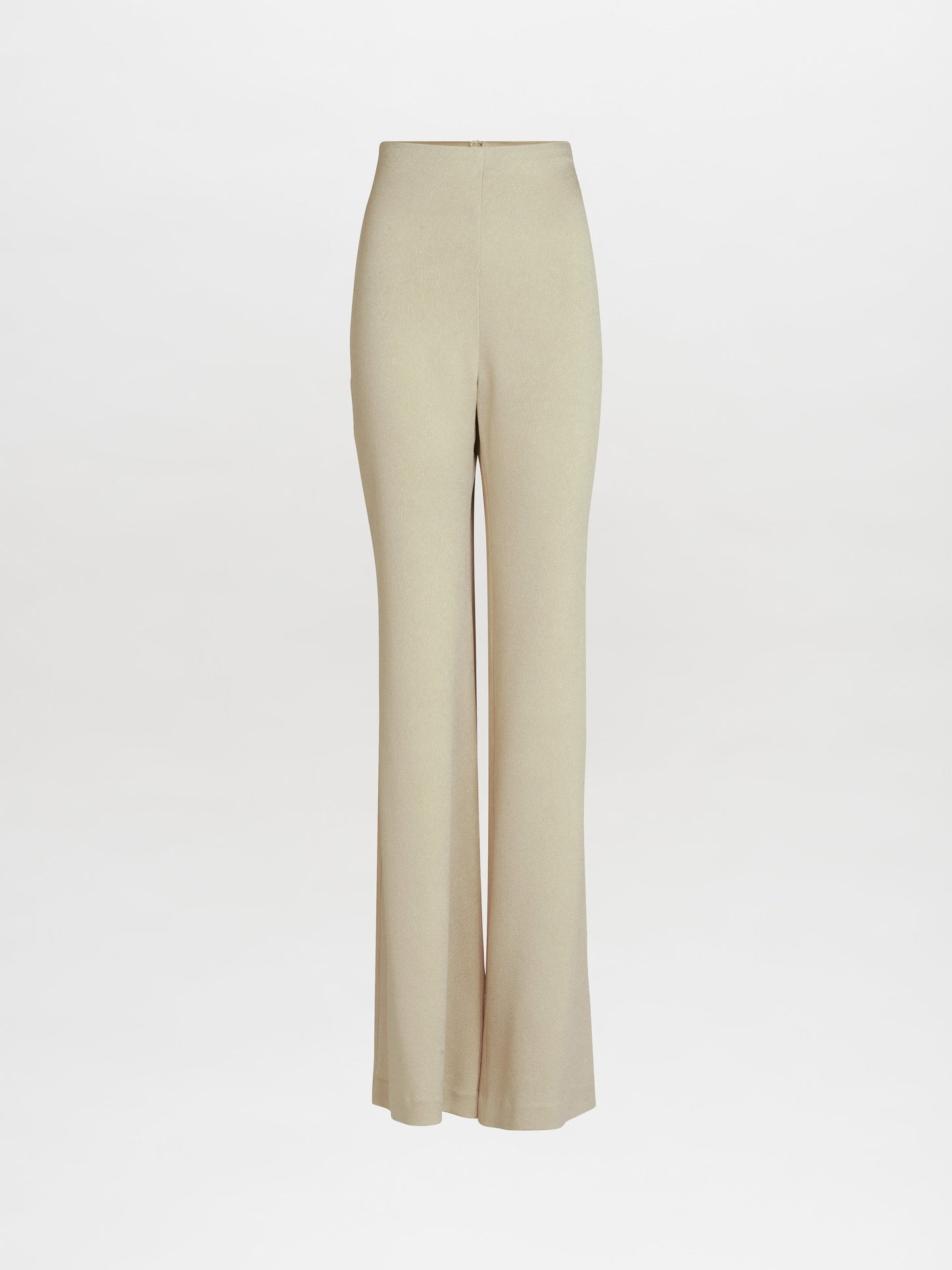 The Palermo Pant features a high-waisted, wide-legged design in beige, showcased on a plain white background.
