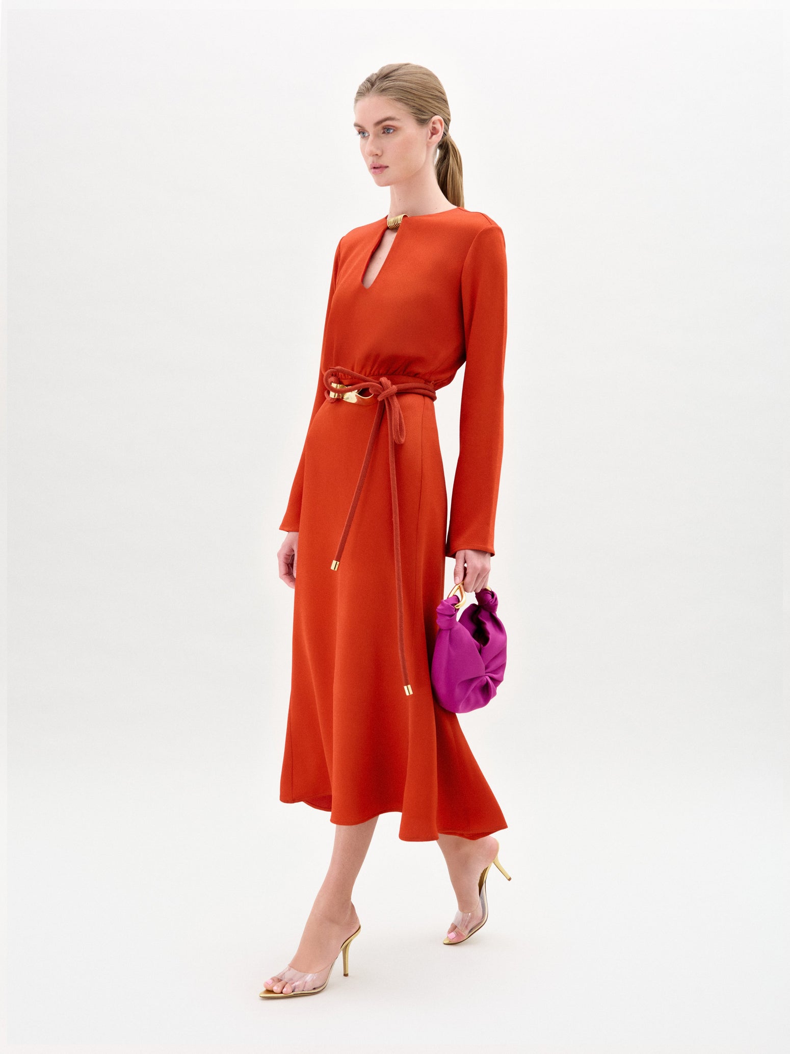 PESARODRESS-TERRACOTA_Front_FALL2025