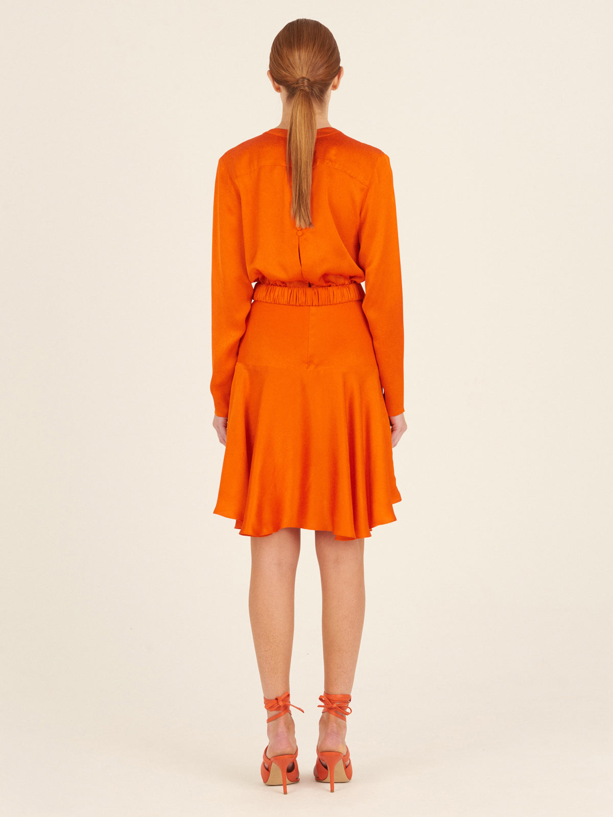 Aglioni Dress Bright Orange