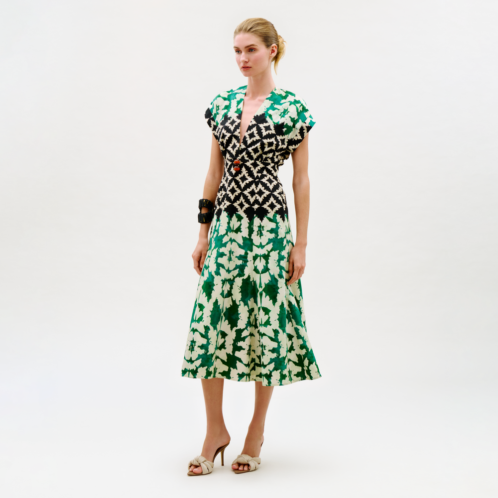 Sakura_Dress-Emerald_Multi_FRONT