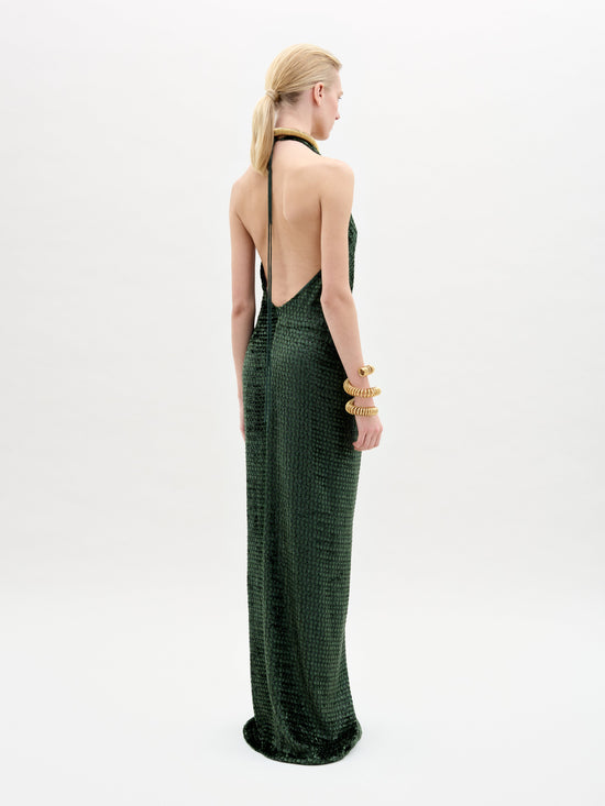 TORGIANODRESS-HUNTERGREEN_Back_HolidayCapsule2025