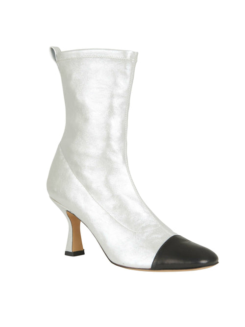Jelena Heel Boots Silver-Black