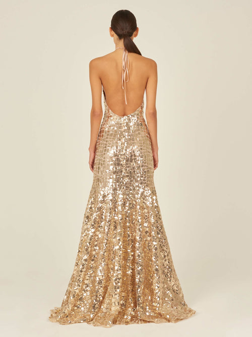 Lottise Dress Gold