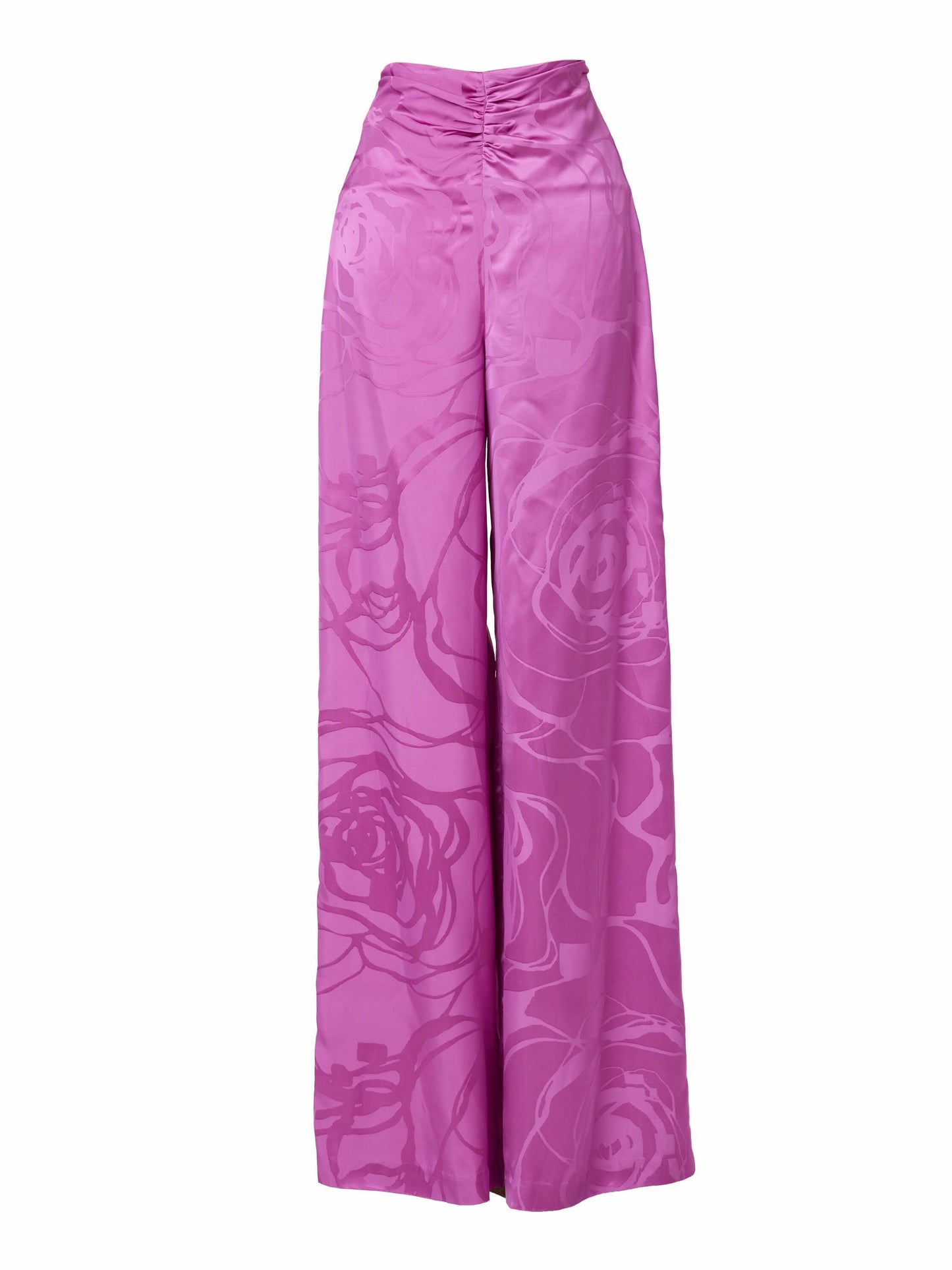 Casey Pant Magenta Orchid Jacquard